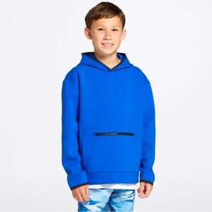 NEW DSG Vibrant Royal Blue Sweatshirt Hoodie with Black Zipper & Kangaroo Pocket
